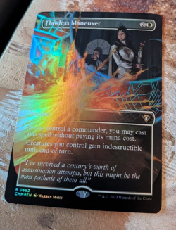 MTG Flawless Maneuver Commander Masters Borderless FOIL NM - Image 1