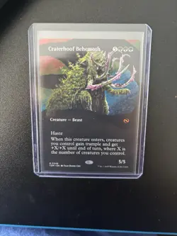 Craterhoof Behemoth (Borderless) Tarkir: Dragonstorm Regular - Image 1