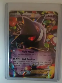 2014 Gengar Pokemon TCG XY Phantom Forces EX 34/119 Rare Holo (0 Whiting) - Image 5