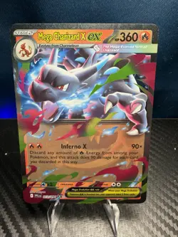 Mega Charizard X ex 013/094 Phantasmal Flames Double Rare Holo NM Pokemon TCG - Image 1