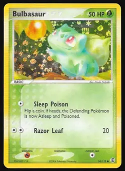 2004 Pokemon Bulbasaur 54/112 FireRed & LeafGreen Reverse Holo LP - Image 1