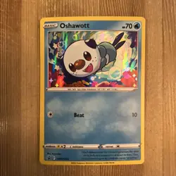 Pokemon TCG Oshawott SWSH Black Star Promos SWSH222 Holo Promo VLP - Image 1