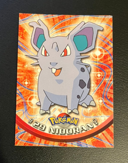 1999 Topps Pokemon Blue Logo TV Animation Edition Nidoran ♀ #29 - Image 1