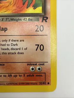 Dark Charmeleon 32/82 Team Rocket Regular Uncommon Vintage Pokemon Card - Image 5