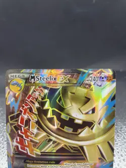 2016 Pokemon M Steelix EX (Full Art) 109/114 XY - Steam Siege Holo Near Mint! - Image 3