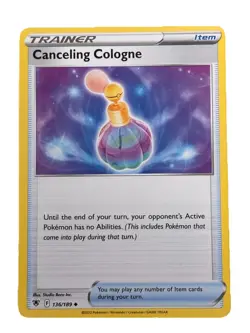 New: 2022 Pokemon TCG Canceling Cologne 136 Astral Radiance Regular Uncommon - Image 1