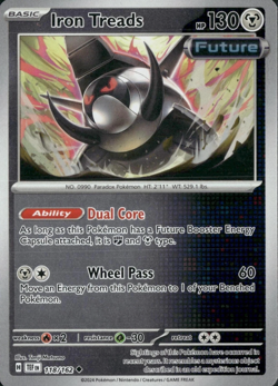 Iron Treads - Reverse Holo - Uncommon - Temporal Forces - Pokemon - 118/162 - Image 1