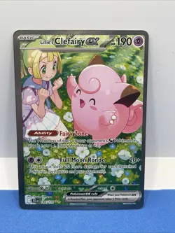Pokemon Lillie's Clefairy EX Sir 184/159 English, Journey Together, NM - Image 1