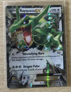 Rayquaza EX 75/108 Pokemon TCG Ultra Rare XY: Roaring Skies HP Gradable - Image 1