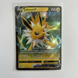 Jolteon V - SWSH151 Black Star Promo Ultra Rare Pokemon - NM/MINT - Image 1