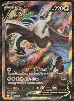 Lugia V 186/195 SWSH Silver Tempest Ultra Rare Alternate Art Pokemon NM (Pics) - Image 1