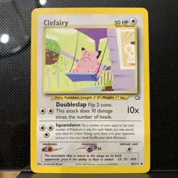 Clefairy 30/111 Neo Genesis Regular NM Sumiyoshi Kizuki Pokemon TCG - Image 1
