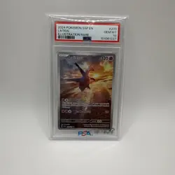 2024 POKEMON SSP EN-SURGING SPARKS ILLUSTRATION RARE #203 LATIOS PSA 10 - Image 1