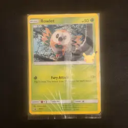 Pokemon Celebrations First Partners Jumbo Rowlet Poppleo and Litten Sealed New - Image 1