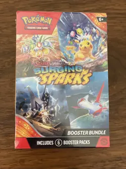 ⚡ Pokemon TCG Surging Sparks Booster Bundle 6 Packs Factory Sealed - Image 1