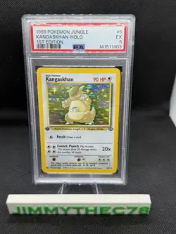 1999 Pokemon TCG Jungle 1st Edition Kangaskhan Holo Rare - Image 1