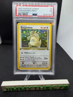 1999 Pokemon TCG Jungle 1st Edition Kangaskhan Holo Rare - Image 3