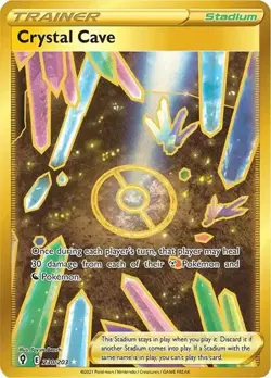 Crystal Cave 230/203 SWSH Evolving Skies Secret Rare Pokemon NM - Image 1