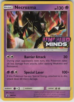 Pokemon Necrozma - (Prerelease) Promo SM Promos SM204 NM - Image 1