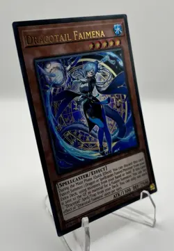 Yu-Gi-Oh TCG JUSH-EN002 Dracotail Faimena Ultra Rare 1st Edition Card - MINT - Image 2