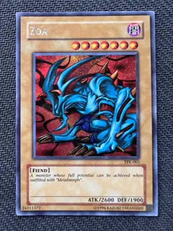 Yugioh Zoa Unlimited Edition Prismatic Secret Rare TFK-001 LP - Image 1