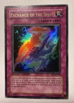 Yugioh Exchange of the Spirit SP1-EN004 Ultra Rare Limited Edition MP - Image 1