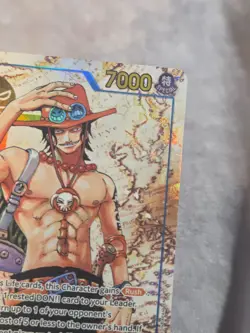 One Piece Carrying On His Will Portgas D Ace OP13-119 Alternate Alt Art SEC NM - Image 4