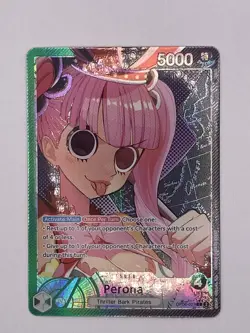 One Piece Perona OP06-021 Alt Art Leader Wings of the Captain English - Image 1