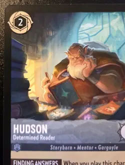 Hudson - Determined Reader 180/204 Common Whispers In The Well Disney Lorcana - Image 2