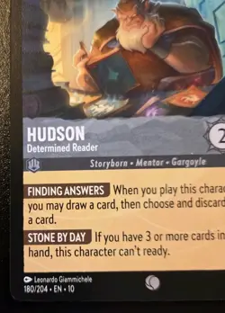 Hudson - Determined Reader 180/204 Common Whispers In The Well Disney Lorcana - Image 4