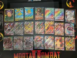 Pokemon 21 Cards Lot VMAX Pikachu celebrations Eng Near Mint - Image 1