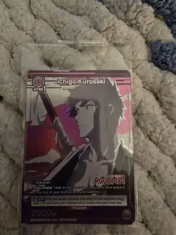 Round 1 X Union Arena Bleach Collab Promo Card (Ichigo Kurosaki)(Sealed) - Image 1