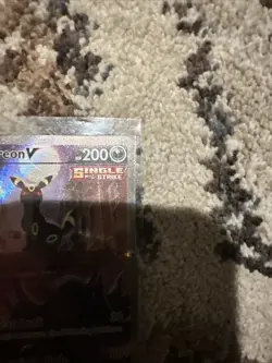 Pokemon TCG Umbreon v Evolving Skies Holo Ultra Rare Card 189/203 Mint Condition - Image 2