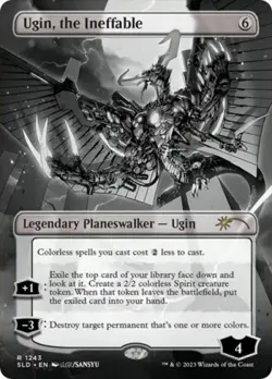MTG English Ugin, the Ineffable (Borderless) NM Foil Secret Lair - Image 1