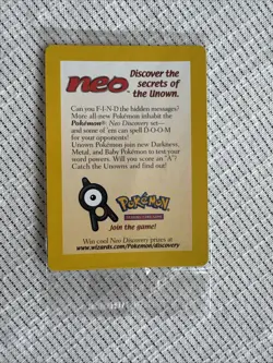 Pokemon Entei Promo Card SEALED Movie Promo NEW Neo 2001 - Image 1
