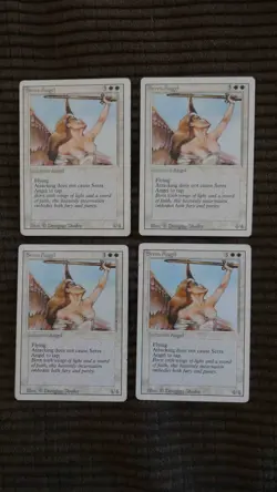 Magic: the Gathering / MtG Serra Angel x4 Revised - Image 1