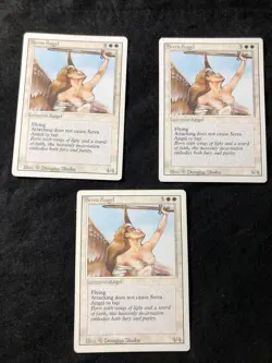 LP Serra Angel Revised Edition (Check Pics) MTG TCG - Image 1