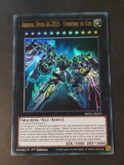 Yu-Gi-Oh ! - Arsenal Divin AA-ZEUS - Tonnerre du Ciel - MP21-FR195 - Ultra Rare - Image 1