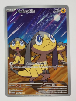 Helioptile 143/132 Mega Evolution Full Art Holo Rare Pokemon Card NM - Image 1