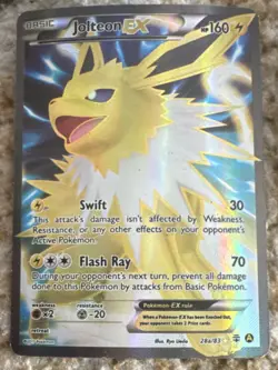 Pokemon TCG Jolteon EX 028A/083 Alternate Art Promo Holo 2017 Single Card - Image 1