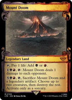 MTG English Mount Doom (Showcase Scrolls) NM Normal - Image 1