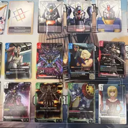 77 Card Lot - C/U/R/LR- Gundam Card Game TCG - Kshatriya GD01-044 LR - Image 4