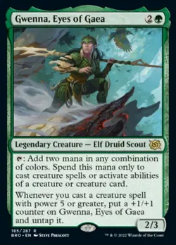 MTG - Gwenna, Eyes of Gaea - The Brothers' War - NM, English Magic FLAT RATE SHI - Image 1