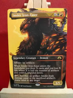 Imskir Iron-Eater (Borderless) - Modern Horizons 3 - NM - Rare - MTG - Image 1
