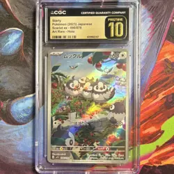 Pokemon Starly 090/078 Art Rare Holo CGC 10 Scarlet ex Japanese 2023 - Image 1