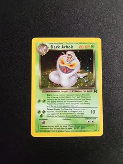 Pokemon Vintage WOTC Dark Arbok 2/82 Team Rocket Holo Rare Unlimited NM - Image 1