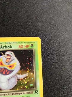 Pokemon Vintage WOTC Dark Arbok 2/82 Team Rocket Holo Rare Unlimited NM - Image 3