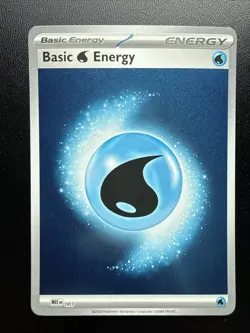 FREE SHIPPING ASCENDED HEROES BASIC ENERGY WATER HOLO MEE 003 POKEMON - Image 1
