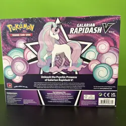 Sword & Shield Pokemon TCG Galarian Rapidash V Box - Factory Sealed 820650808739 - Image 2
