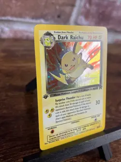 Pokemon TCG Team Rocket: Dark Raichu 1st Edition Holo 83/82 NM - Image 2